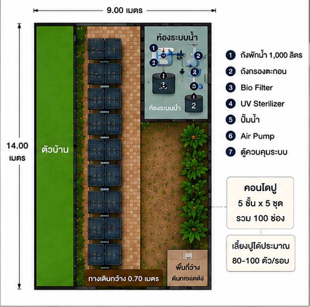 ผังโครงการ Top View